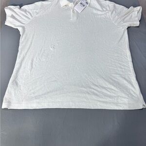 Mango Crisp White Polo Shirt